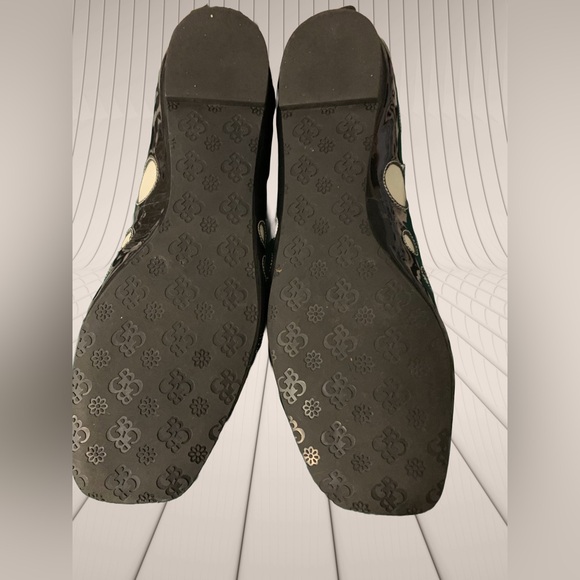 Gianni Bini Navy and White Polka Dot Flats - Picture 2 of 5